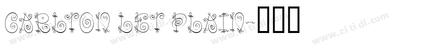 Carlton LET Plain字体转换
